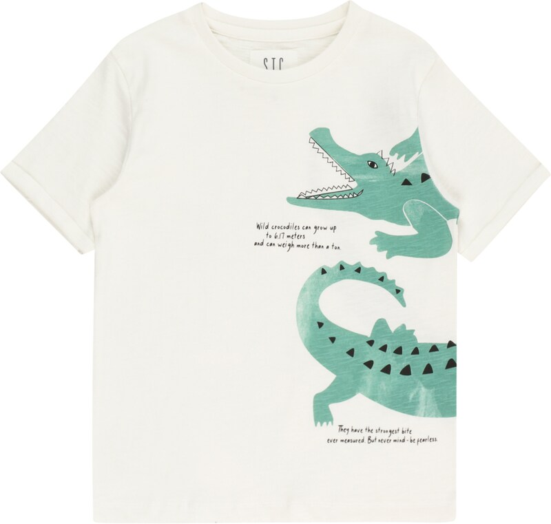 STACCATO T-Shirt in Weißmeliert STACCATO T-Shirt in Weißmeliert