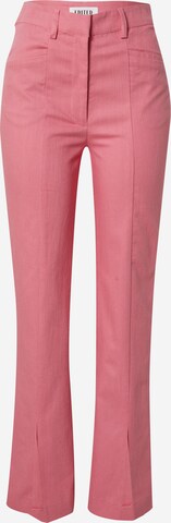 EDITED Flared Broek 'Ejla' in Roze: voorkant