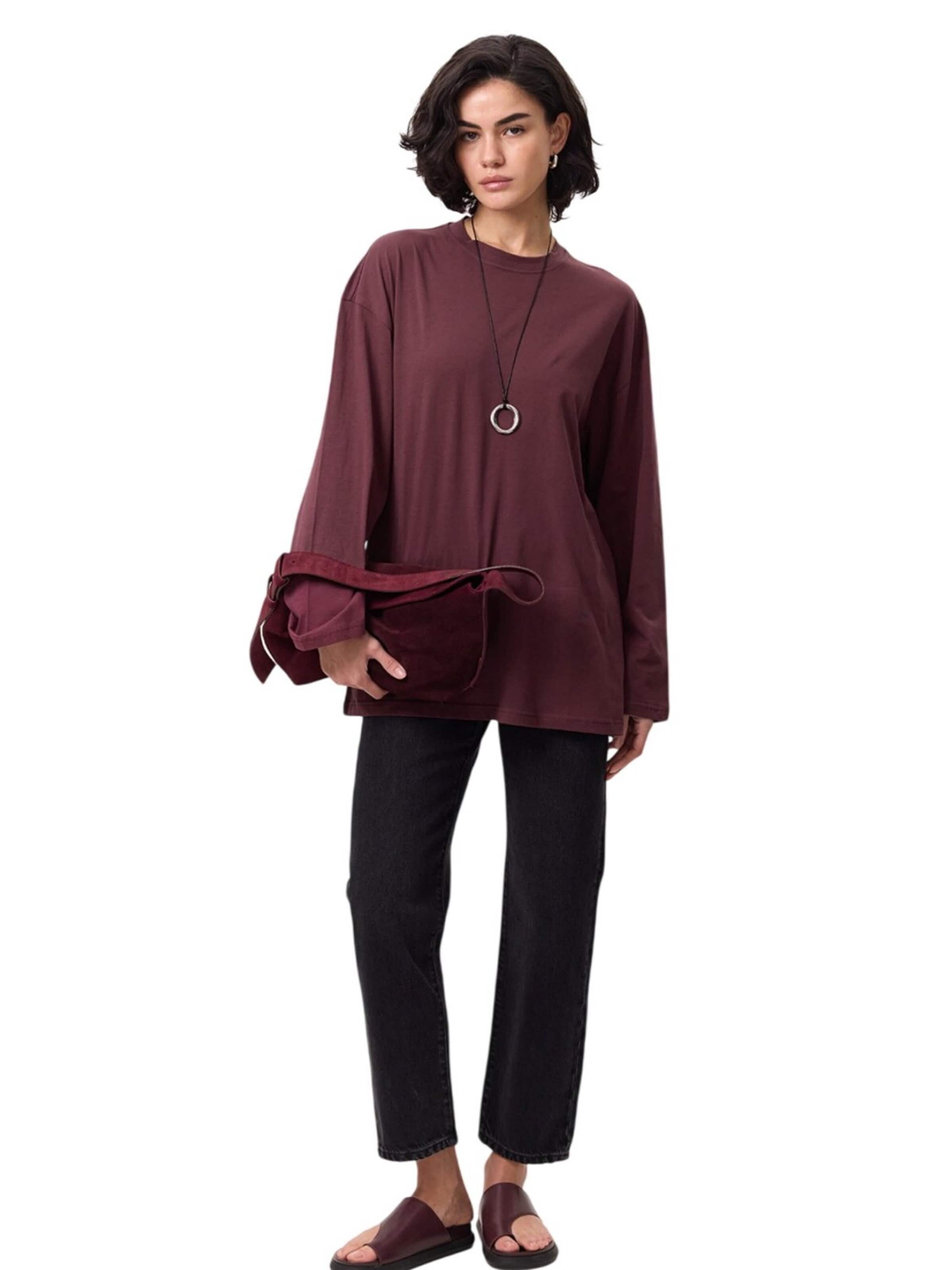 T-shirt MANUKA en rouge : devant