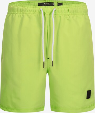 Shorts de bain 'Ferguson' INDICODE JEANS en vert : devant