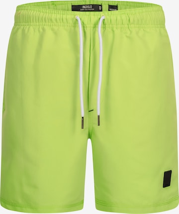 INDICODE JEANS Badehose 'Ferguson' in Grün: Vorderseite