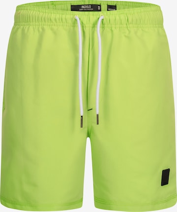 INDICODE JEANS Zwemshorts 'Ferguson' in Groen: voorkant