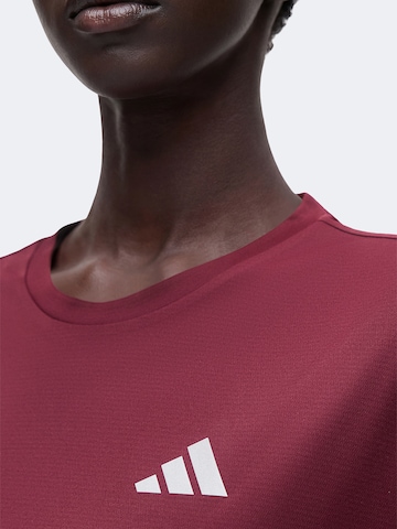 ADIDAS PERFORMANCE Λειτουργικό μπλουζάκι σε κόκκινο