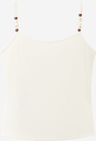 MANGO Toppi 'GEMMI' värissä beige: etupuoli