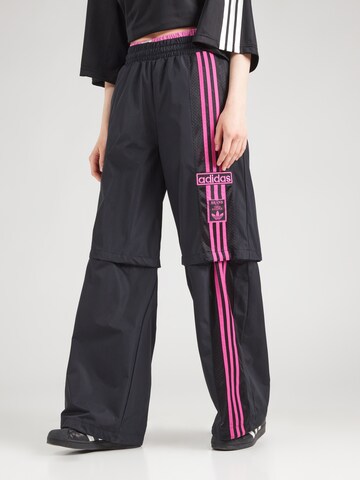 Baggy Pantaloni di ADIDAS ORIGINALS in nero: frontale