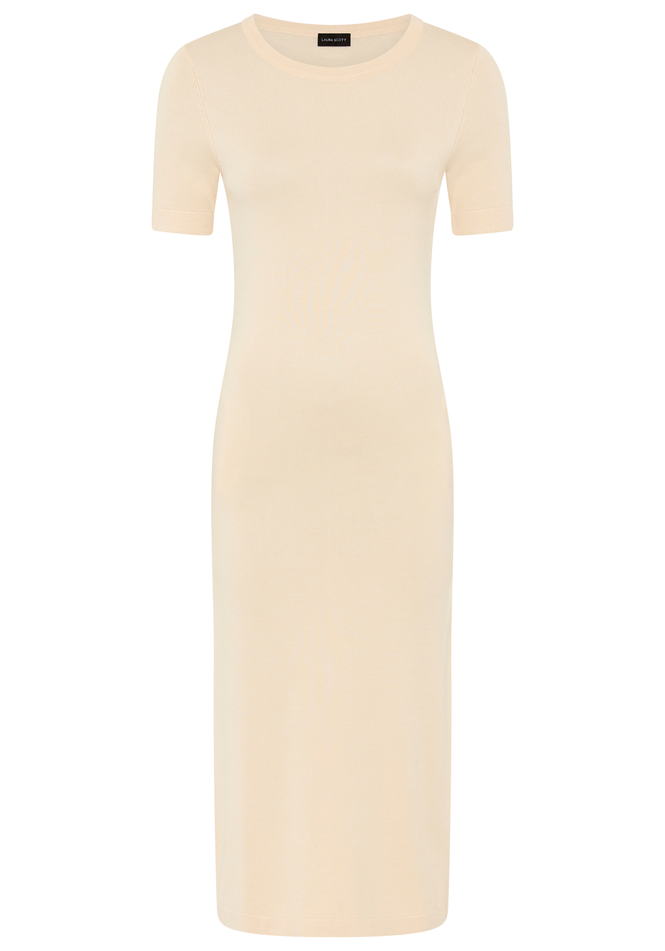 LAURA SCOTT Strickkleid in Beige: Vorderseite