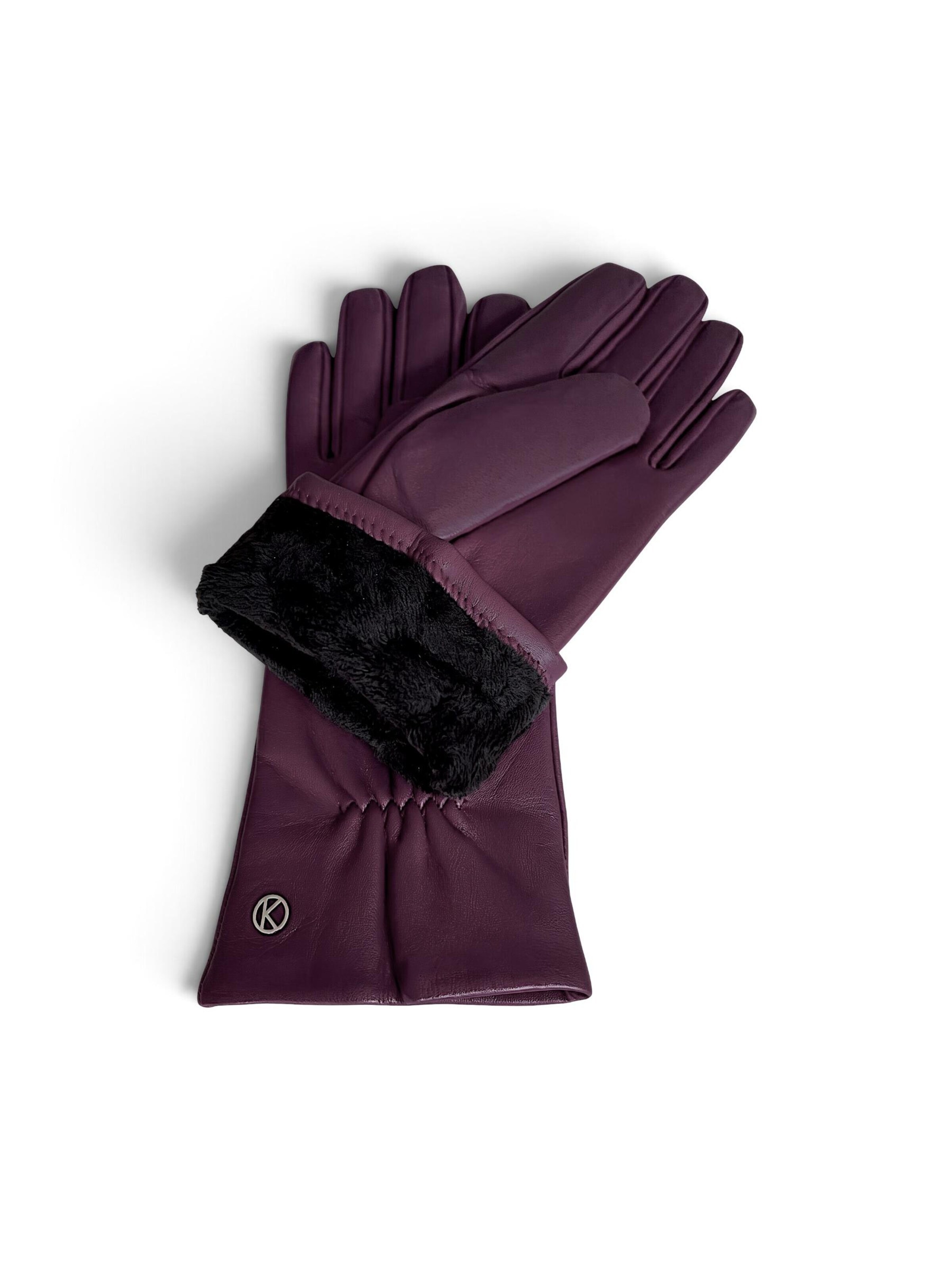 KESSLER Full Finger Gloves in Purple