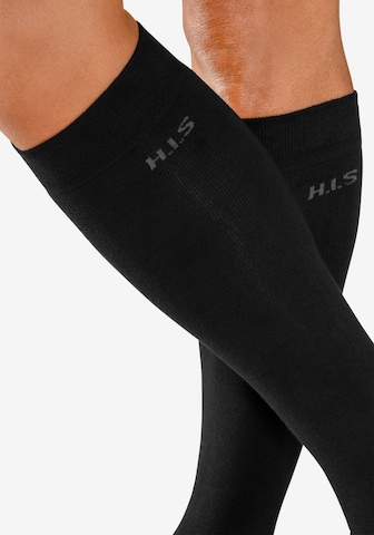 H.I.S Knee High Socks in Grey