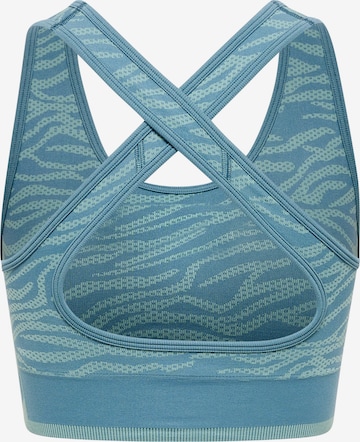 Hummel Bustier Sport bh 'MT Saga' in Blauw