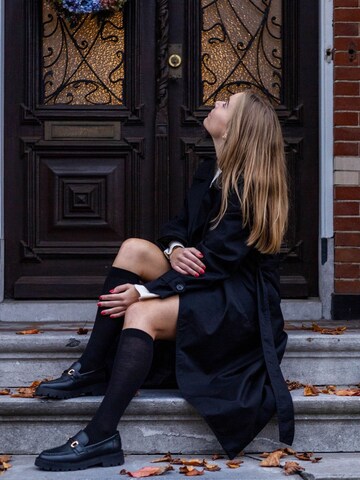 Merino Love Socks 'The Long Kniekousen' in Black