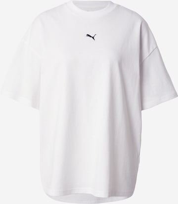 T-shirt oversize 'Essentials' PUMA en blanc : devant