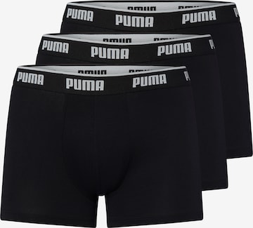 PUMA Bokserishortsit värissä musta: etupuoli