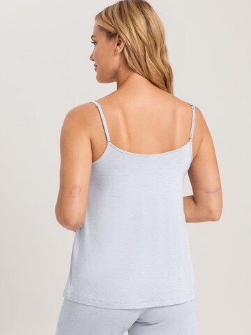 Hanro Pajama shirt ' Natural Elegance ' in Blue
