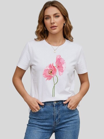 T-shirt LapaPlus en blanc : devant