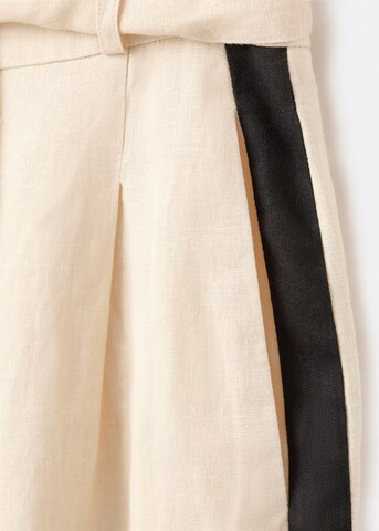 MANGO Regular Pants in Beige
