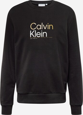 Calvin Klein Sweatshirt in Black: front