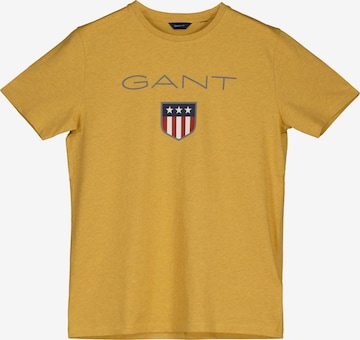 GANT T-Shirt in Gelb: predná strana