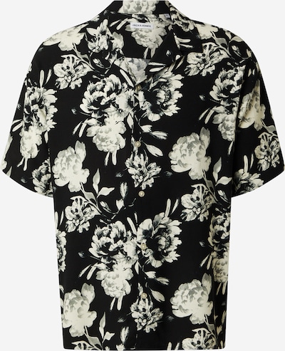 JACK & JONES Paita 'JJJEFF' värissä ecru / vaaleanharmaa / musta, Tuotenäkymä