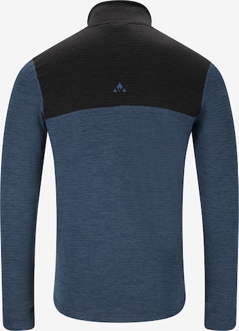 Whistler Athletic Zip-Up Hoodie 'Nevados' in Blue