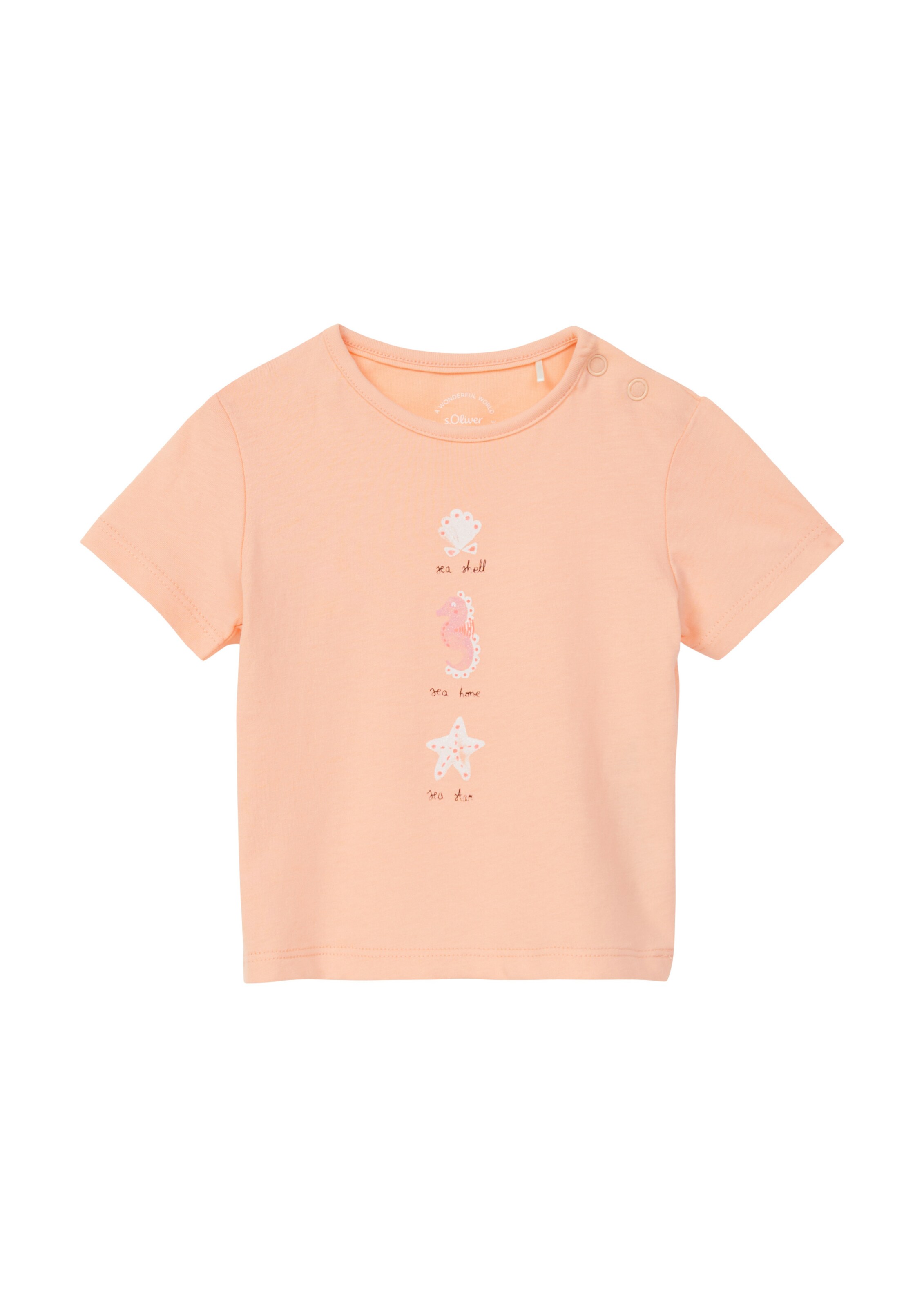 T-Shirt s.Oliver en orange : devant