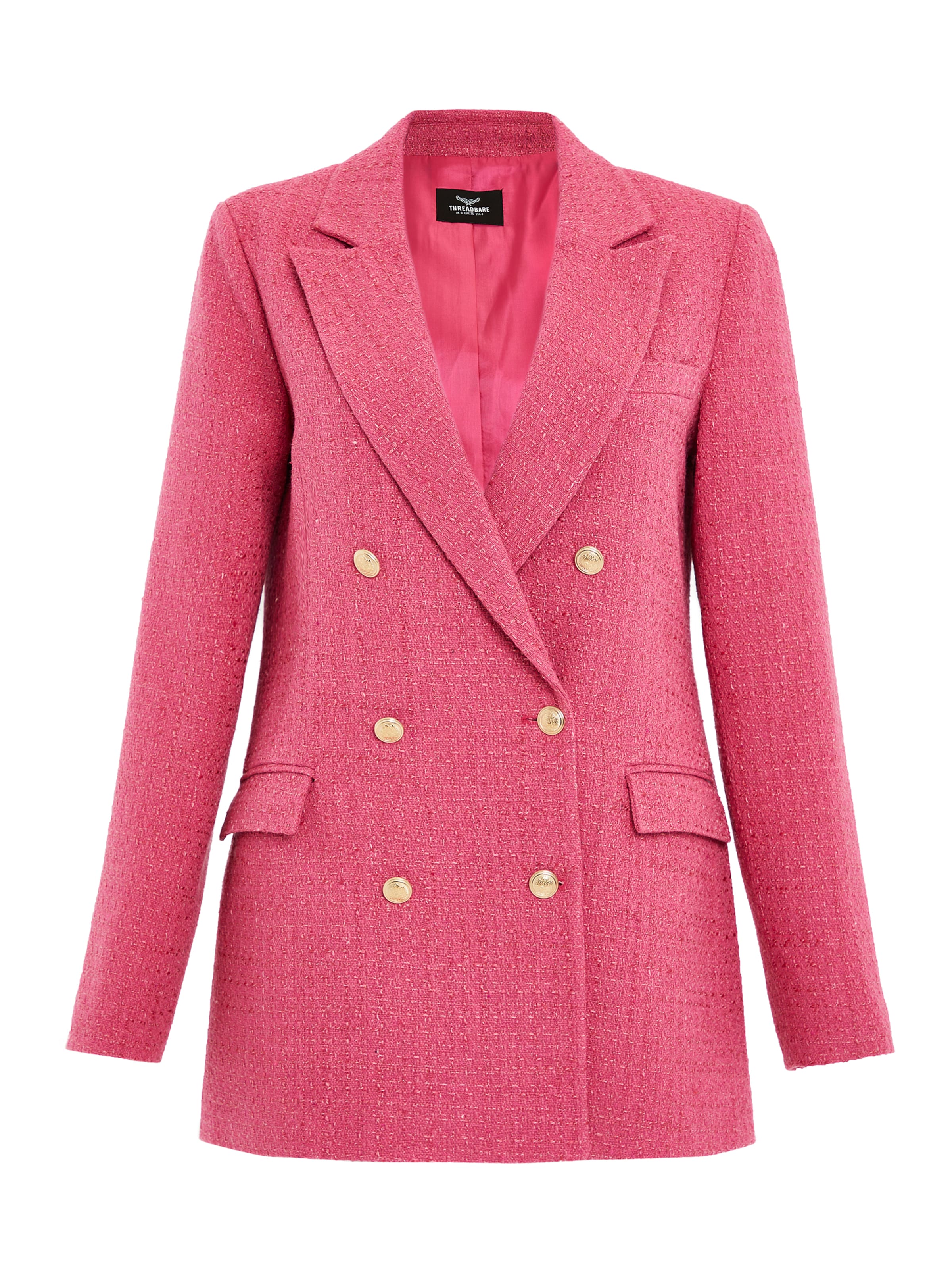 Threadbare Blazer 'Chance' in Pink: Vorderseite