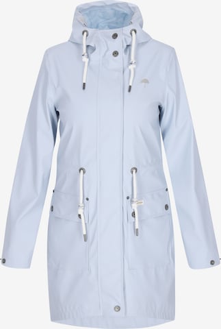 Schmuddelwedda Funktionsmantel in Blau: Vorderseite