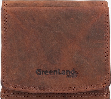 Greenland Nature Wallet 'Montenegro' in Brown: front