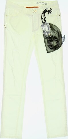 Atos Lombardini Pants in XXS in White: front
