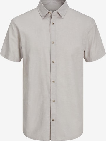 JACK & JONES Comfort fit Overhemd in Beige: voorkant