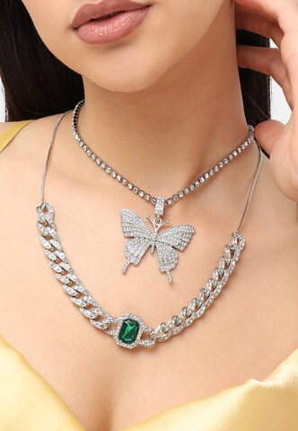 SOHI Necklace 'Kelia' in Silver