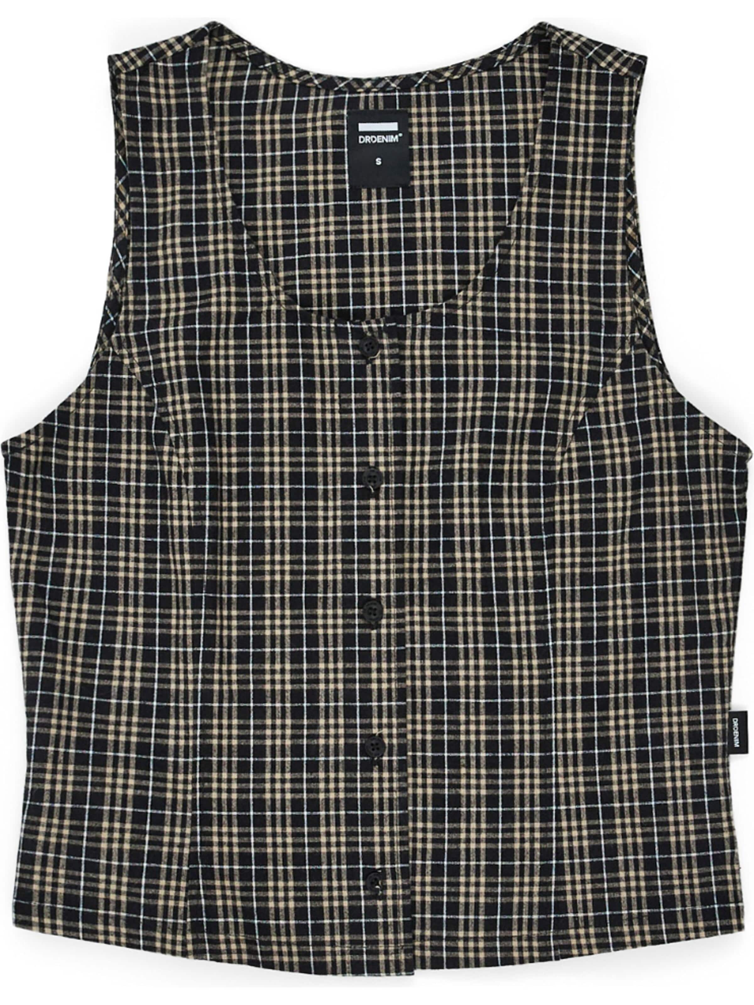 Dr. Denim Top 'Zola' in Black: front