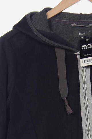 CECIL Sweatshirt & Zip-Up Hoodie in XXL in Grey