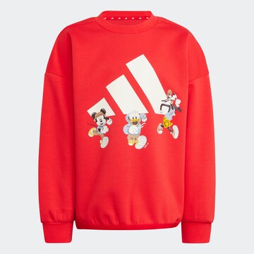 Sweat de sport 'Micky Maus' ADIDAS SPORTSWEAR en rouge : devant
