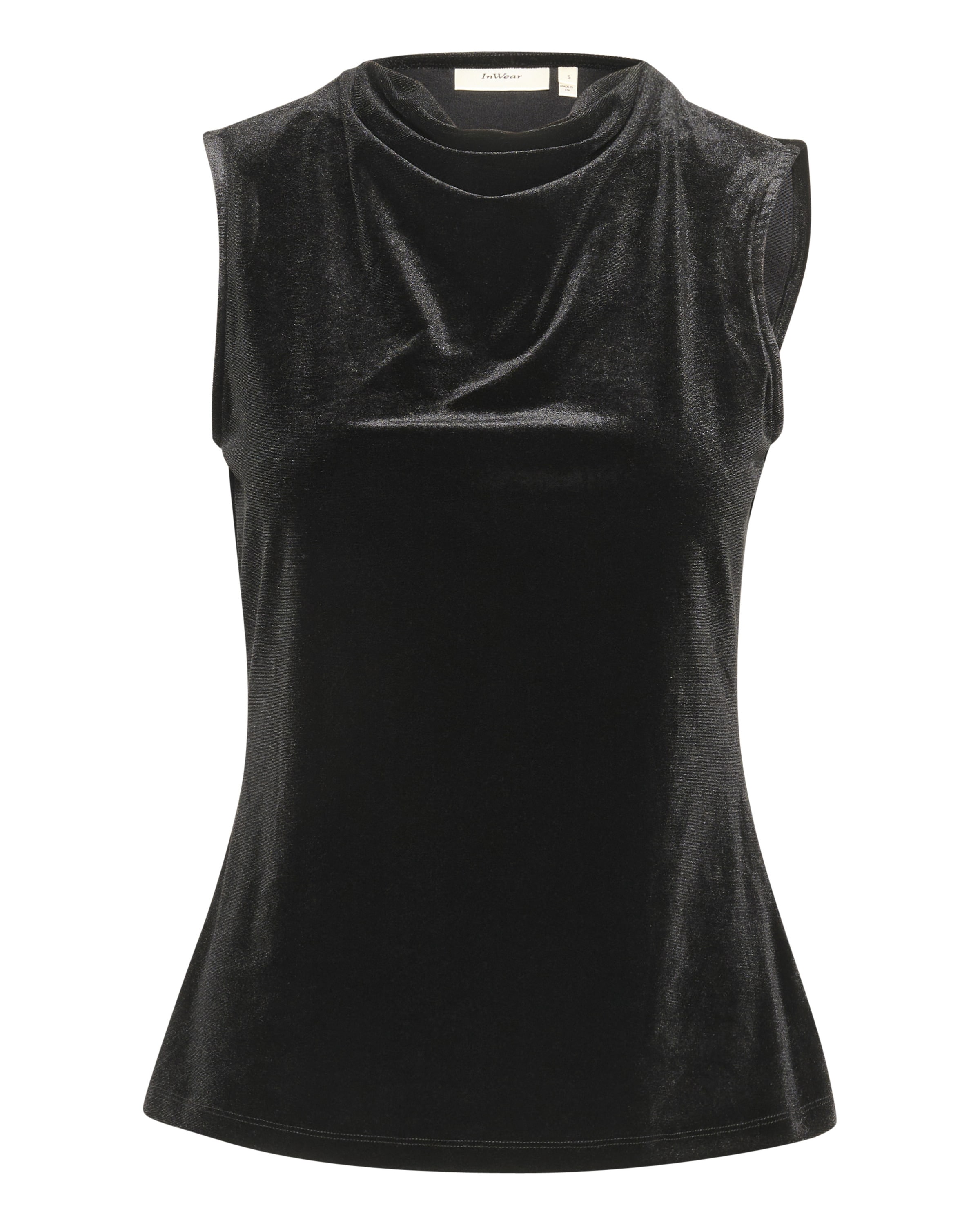 InWear - Top 'Miliie' em preto: frente