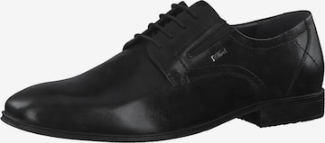 s.Oliver - Sapato com atacadores em preto: frente