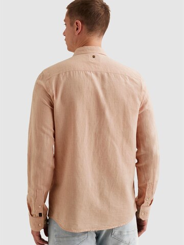 Regular fit Camicia 'Cotton/linen shirt with embroidered logo' di PME Legend in rosa