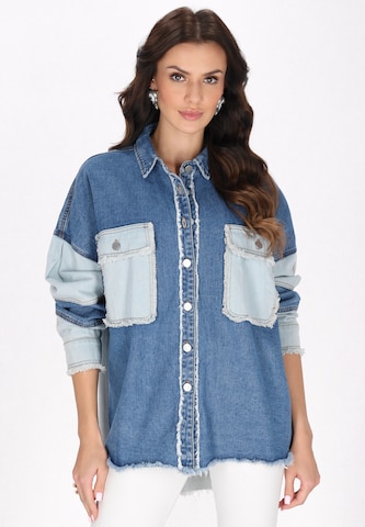 faina - Chaqueta de entretiempo 'Fashion Look' en azul: frente