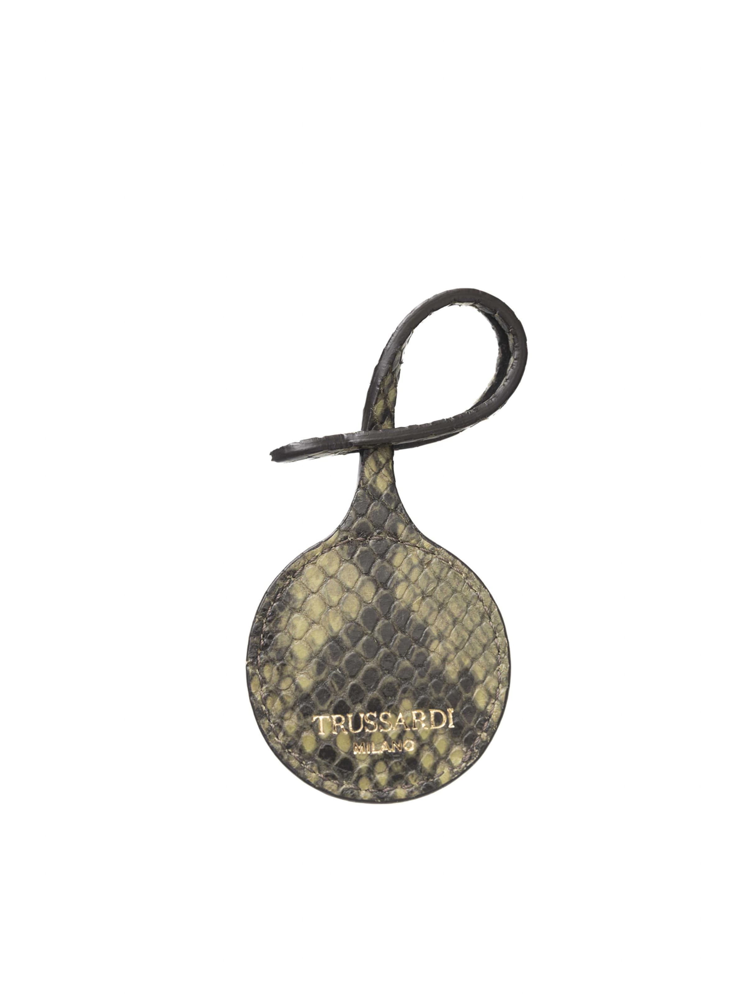 Trussardi Sleutelhanger in Groen: voorkant