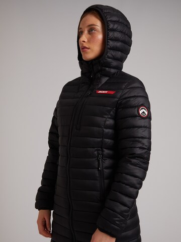 JACK1T Outdoorjas ' SATEL1TE Longline Daunenjacke 2.0 ' in Zwart