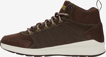 K-SWISS High-Top Sneakers 'Vista' in Brown: front