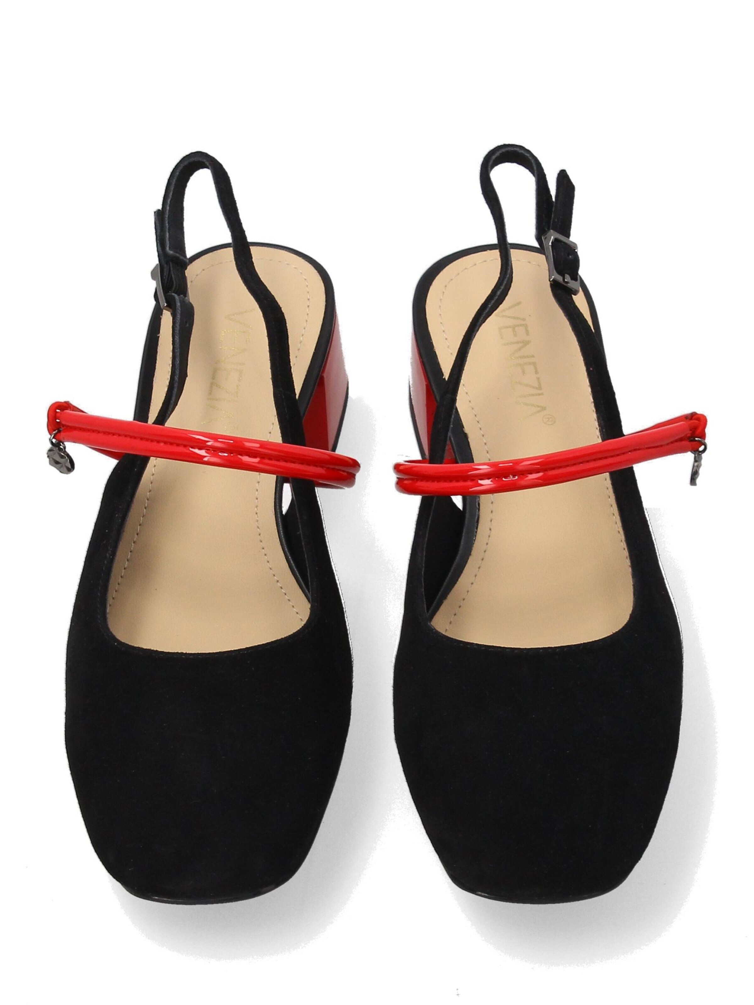 VENEZIA Slingback Pumps in Black