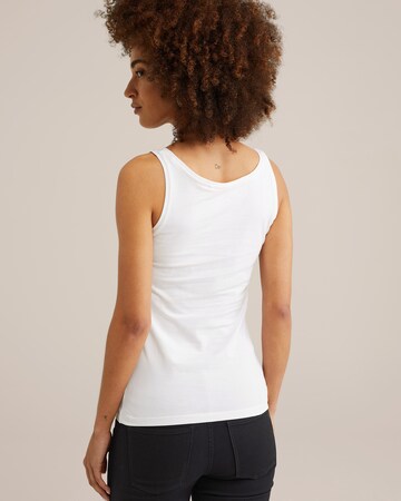 WE Fashion - Top en blanco