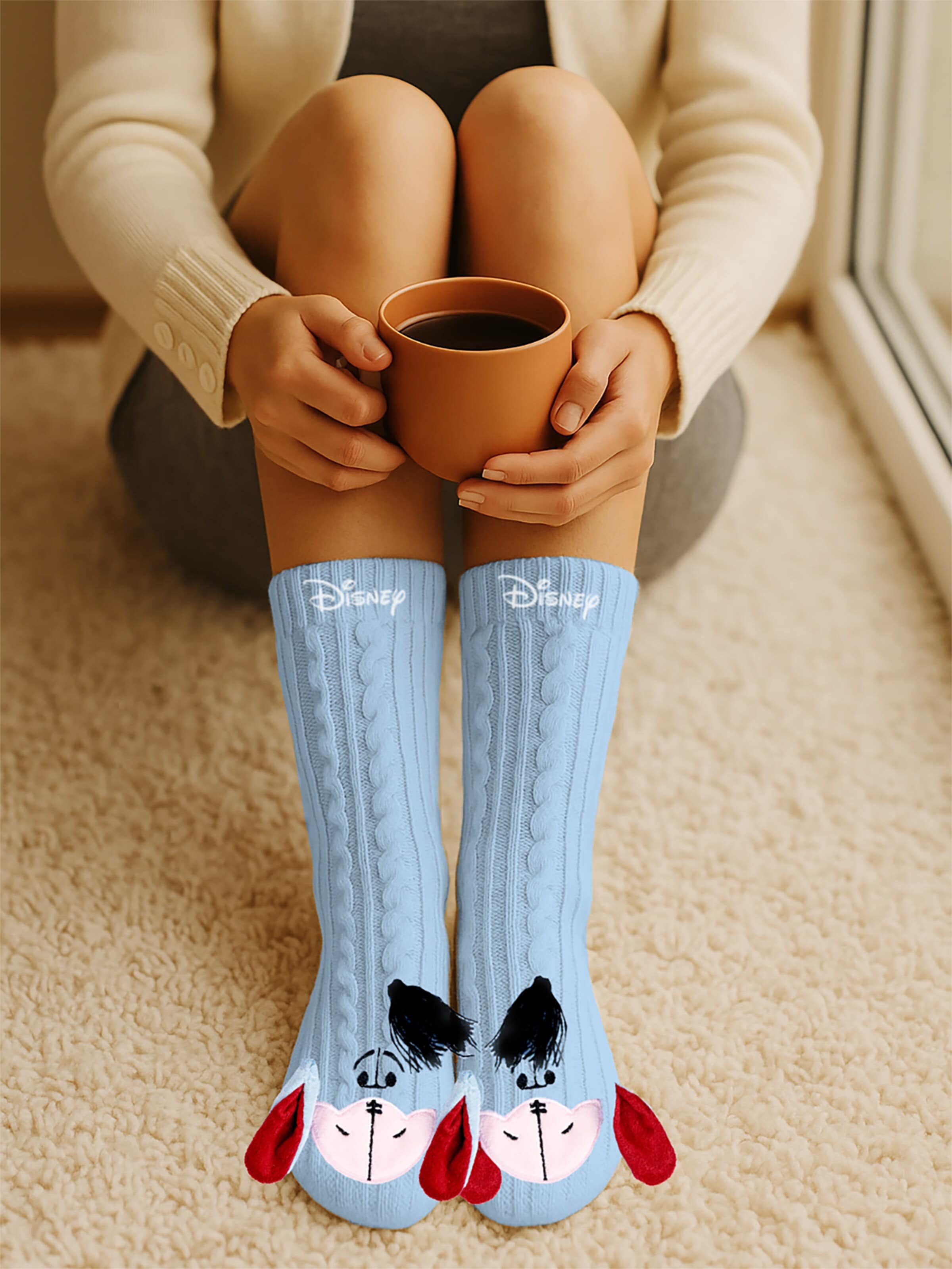 Disney Winnie Puuh Socken 'Hüttensocken'‌ in Blau