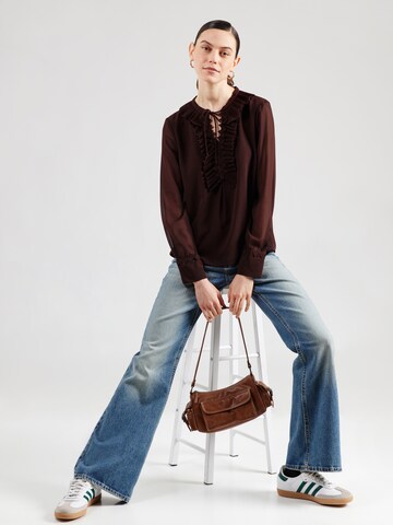 VERO MODA Blouse 'VMDORA' in Brown