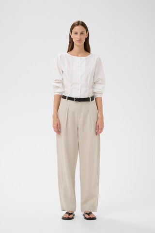 InWear Regular Trousers 'DilanaIW' in Beige