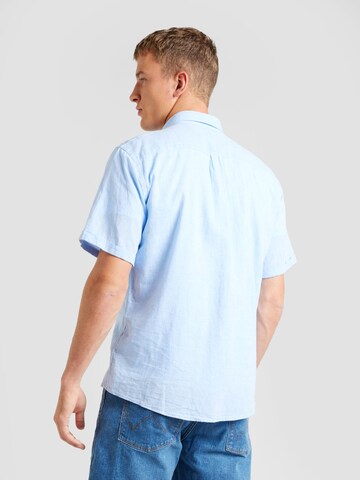 Jack's Comfort fit Button Up Shirt in Blue