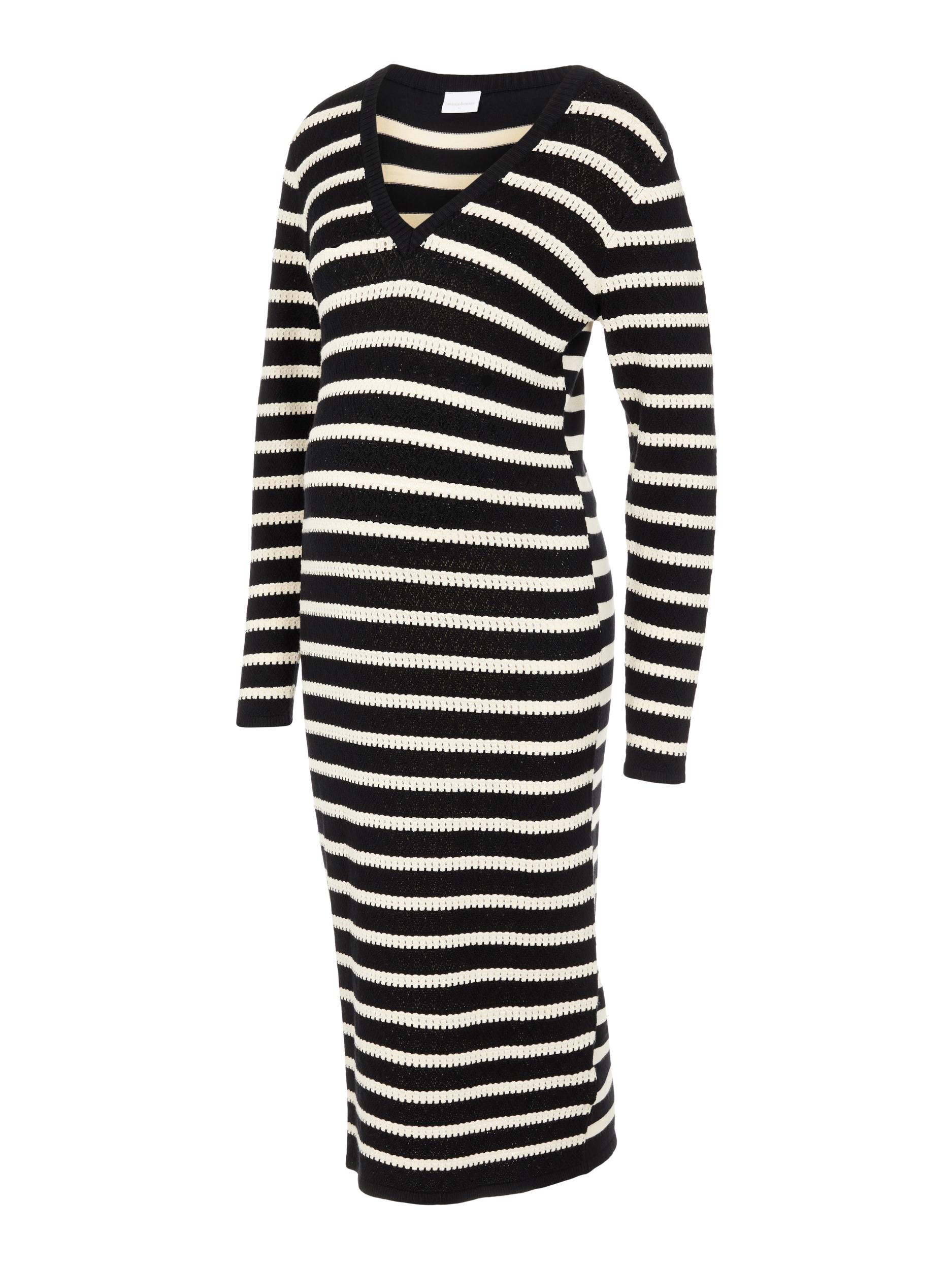 Odzież Bardziej zrównoważony MAMALICIOUS Sukienka z dzianiny Tiggy w kolorze Czarnym 