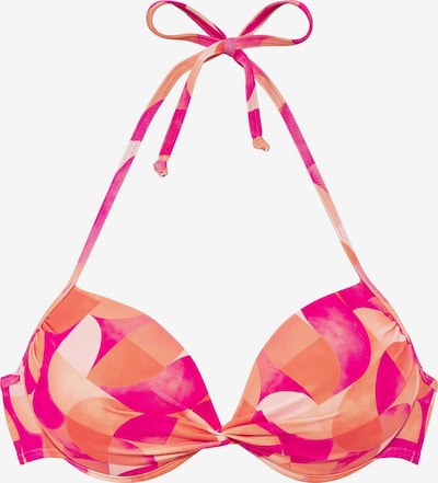 LASCANA Bikini gornji dio veličine 70/B u bež / narančasta / roza / roza, Pregled proizvoda