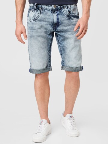 CAMP DAVID Regular Shorts in Blau: predná strana