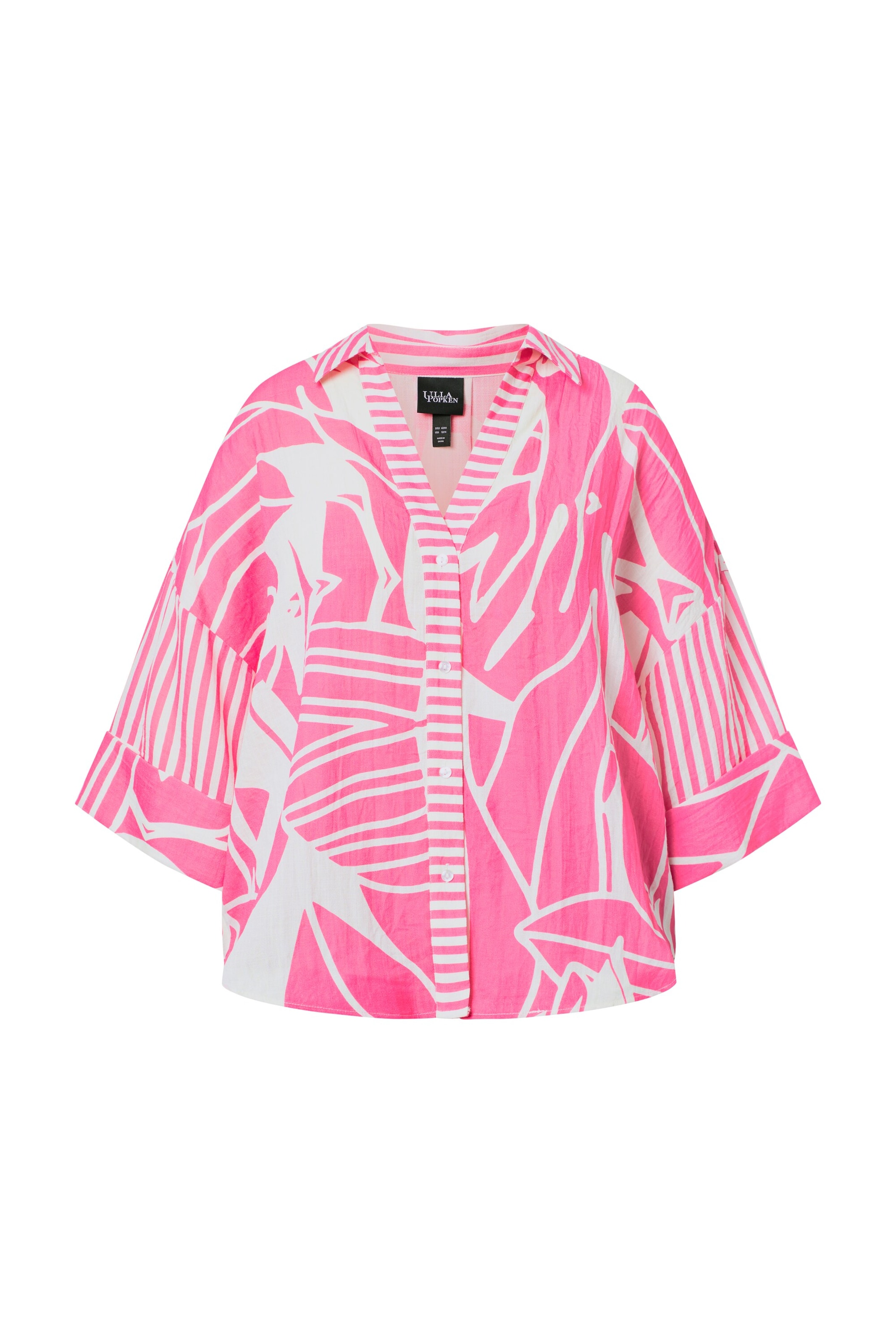 Ulla Popken Bluse in Pink: Vorderseite